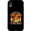Back to School First Day Mustangs Boys G Custodia per iPhone XR I'm Ready to Crush 3rd Grade Mustang occhiali da sole retrò divertente