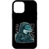 coder cyber hoodie dolphin code dolphin Custodia per iPhone 12 mini Coder Dolphin con cappuccio