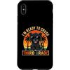 Back to School First Day Panthers Boys C Custodia per iPhone XS Max I'm Ready to Crush 3rd Grade Panther Occhiali da sole retrò divertenti