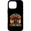 Back to School First Day Panthers Boys C Custodia per iPhone 16 Pro I'm Ready to Crush 3rd Grade Panther Occhiali da sole retrò divertenti