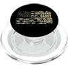Funny Dad Sayings & Funny Dad Designs Husband Daddy Protector Hero - Bandiera mimetica USA Padre Papà Papà PopSockets PopGrip per MagSafe