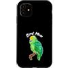 Parrot and Pet Bird Owners Custodia per iPhone 11 Assonnato Amazon Pappagallo Uccello Mamma Acquerello