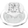 Grandio Design Vintage Patent Drawing Gi Macchina da gioco Pinball Arcade Vintage Gamer, stampa brevettata PopSockets PopGrip per MagSafe