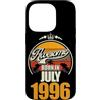 FernwehFarben Studio Geburtstage Custodia per iPhone 14 Pro Grande da luglio 1996 30° compleanno frase 30 anni