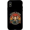 Back to School First Day Hawks Vintage B Custodia per iPhone X/XS I'm Ready to Crush 3rdGrade Hawk Occhiali da sole divertenti retrò