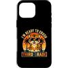 Back to School First Day Tigers Vintage Custodia per iPhone 16 Pro Max Occhiali da sole con tigre di terza elementare I'm Ready to Crush, retro divertente