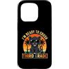 Back to School First Day Panthers Boys C Custodia per iPhone 15 Pro I'm Ready to Crush 3rd Grade Panther Occhiali da sole retrò divertenti