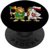 Poland Cameroon Heritage Bandiera Polonia Camerun Radici polacco-camerunesi Eredità PopSockets PopGrip Adesivo