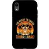 Back to School First Day Cougars Vintage Custodia per iPhone XR I'm Ready to Crush 3rd Grade Cougar Occhiali da sole Retro Divertente