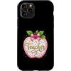 Teacher's Apple Art Custodia per iPhone 11 Pro Apprezzamento dell'educatore a pois della mela dell'insegnante