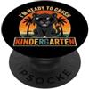 Back to School First Day Panthers Boys C I'm Ready to Crush Kindergarten Panther Occhiali da sole divertenti PopSockets PopGrip Adesivo