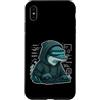 coder cyber hoodie dolphin code dolphin Custodia per iPhone XS Max Coder Dolphin con cappuccio