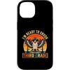 Back to School First Day Falcons Vintage Custodia per iPhone 14 I'm Ready to Crush 3rd Grade Falcon occhiali da sole retrò divertente