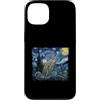 Merch di Amazon Custodia per iPhone 13 Arte Squalo Sega Notte Stellata Van Gogh