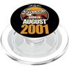 FernwehFarben Studio Geburtstage Grande da agosto 2001 25° compleanno frase 25 anni PopSockets PopGrip per MagSafe