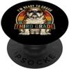 Back to School First Day Bulldogs Boys C Occhiali da sole con bulldog di terza elementare I'm Ready to Crush PopSockets PopGrip Adesivo