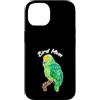 Parrot and Pet Bird Owners Custodia per iPhone 14 Assonnato Amazon Pappagallo Uccello Mamma Acquerello