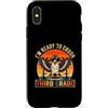 Back to School First Day Falcons Vintage Custodia per iPhone X/XS I'm Ready to Crush 3rd Grade Falcon occhiali da sole retrò divertente