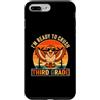 Back to School First Day Hawks Vintage B Custodia per iPhone 7 Plus/8 Plus I'm Ready to Crush 3rdGrade Hawk Occhiali da sole retrò divertenti