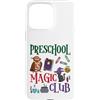 V8Shop Back To School Preschool Custodia per iPhone 15 Pro Max Prescolare Magia Club Carino Halloween Scuola Studente Insegnante