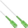 InLine Cavo LWL Simplex, FTTH, SC/APC 8° a SC/APC 8°, 9/125µm, OS2, diverse lunghezze, 0,5 m