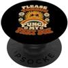Please Tongue Punch My Fart Box Funny Re Please Tongue Punch My Fart Box, divertente scatola retrò PopSockets PopGrip Adesivo