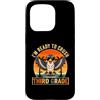 Back to School First Day Falcons Vintage Custodia per iPhone 15 Pro I'm Ready to Crush 3rd Grade Falcon occhiali da sole retrò divertente