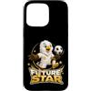 Future Soccer Star Player Tees and Gifts Custodia per iPhone 15 Pro Max Future Soccer Star Eagle Kicking Football Design