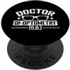 profession academic degree university ca Dottore in Optometria Clinica Optometria PopSockets PopGrip Adesivo