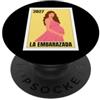 Funny Mexican Pride Designs Pregnancy Announcement Design 2027 - La Embarazada PopSockets PopGrip Adesivo