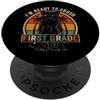 Back to School First Day Panthers Boys C I'm Ready to Crush 1st Grade Panther Occhiali da sole divertenti retrò PopSockets PopGrip Adesivo