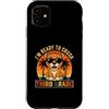 Back to School First Day Cougars Vintage Custodia per iPhone 11 I'm Ready to Crush 3rd Grade Cougar Occhiali da sole Retro Divertente