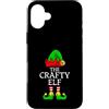 Elf Family Christmas Apparel Custodia per iPhone 16 Plus The Crafty Elf Funny Family Group Festa di Natale