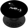 Cave Diving Apparel Design diagonale per immersioni in grotta per subacquei tecnici PopSockets PopGrip Adesivo