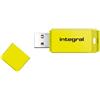 Integral Neon Yellow Chiavetta USB 32 Giga - Flash Drive USB 3.0 SuperSpeed - Pennetta USB veloce