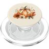 Pumpkin Autumn Collective Coquette Pumpkin, fiocco a pois autunnale, raccolta floreale autunnale PopSockets PopGrip per MagSafe