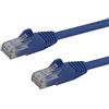 StarTech.com Cavo Ethernet CAT6 1m, Cavo di rete Lan RJ45 10 Gigabit 650 MHz 100W PoE, Cavo dati/patch UTP 10GbE, Testato individualmente, Certificato UL/TIA, Blu (N6PATC1MBL)