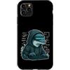 coder cyber hoodie dolphin code dolphin Custodia per iPhone 11 Pro Max Coder Dolphin con cappuccio