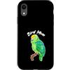 Parrot and Pet Bird Owners Custodia per iPhone XR Assonnato Amazon Pappagallo Uccello Mamma Acquerello