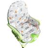 Amoxum Cuscino per sedia rialzo Chicco, in cotone, imbottito, portatile, pieghevole, per bambini (grigio)