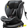 Reecle I-Size 360 Girevole Seggiolino Auto con ISOFIX, 40-150cm(Gruppo 0 + 1/2/3, 0-36 kg), ca. 0-12 anni (Nero)