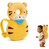 Auirshiky Protezione per la Testa del Bambino,Poggiatesta anti caduta del bambino, cuscino di protezione della camminata del bambino, cuscino del bambino dello zaino (Tigre dolce)