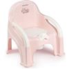 BABYLON Premier Vasino Bambini coperchio+bol, WC per da 1 anno, Rosa