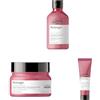 L'Oréal Professionnel Paris Kit Shampoo + Maschera + Leave-In per Capelli Lunghi e Deboli, Formula Rinnovatrice, Capelli Più Spessi e Luminosi, Pro Longer, 300ml + 250ml + 150ml