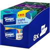 Tempo Scatola di Fazzoletti di Carta, 8 Scatole x 120 Fazzolettini, 3 Veli, Biodegradabili, Family Box Il Potere della Gentilezza