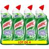 Harpic - Gel fossi settici alla menta, 750 ml, set di 4