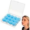 Generic Tappi per le orecchie con cancellazione del rumore, tappi per le orecchie da surf, morbidi tappi per le orecchie per dormire, in silicone riutilizzabile, riduzione del rumore per nuoto e lavoro