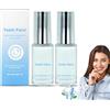 Generic Set di 2 colori bianchi per denti sbiancanti istantanei, senza striature, sicuri, luminosi di lunga durata, delicati e non irritanti, riducono le macchie dei denti, set di kit sorriso