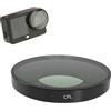 Tuvzylory Filtro obiettivo compatibile con DJI Osmo Action 6, vetro ottico multistrato, impermeabile e antigraffio, vari effetti per riprese creative (CPL)