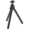 JoyousMall Supporto per mini treppiede per proiettore fotocamera telefono leggero portatile desktop tavolo argento nero 14,5 cm (nero)
